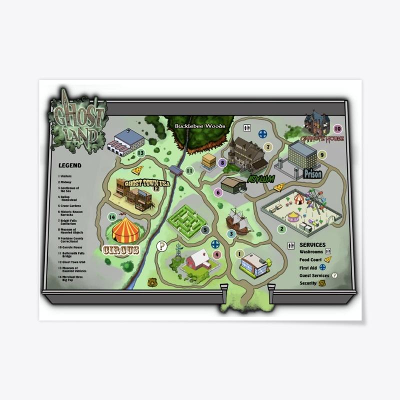 Ghostland Park Map